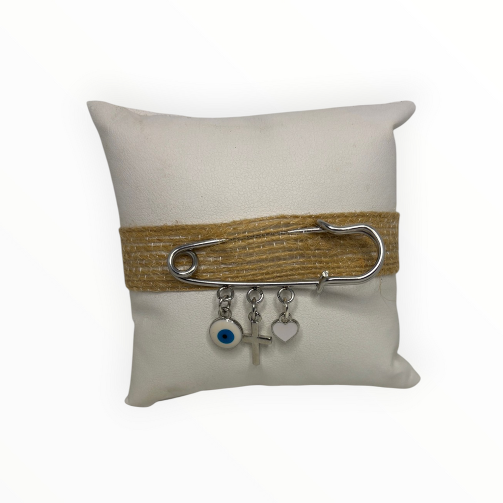 Filaxto Pillow - Silver & White