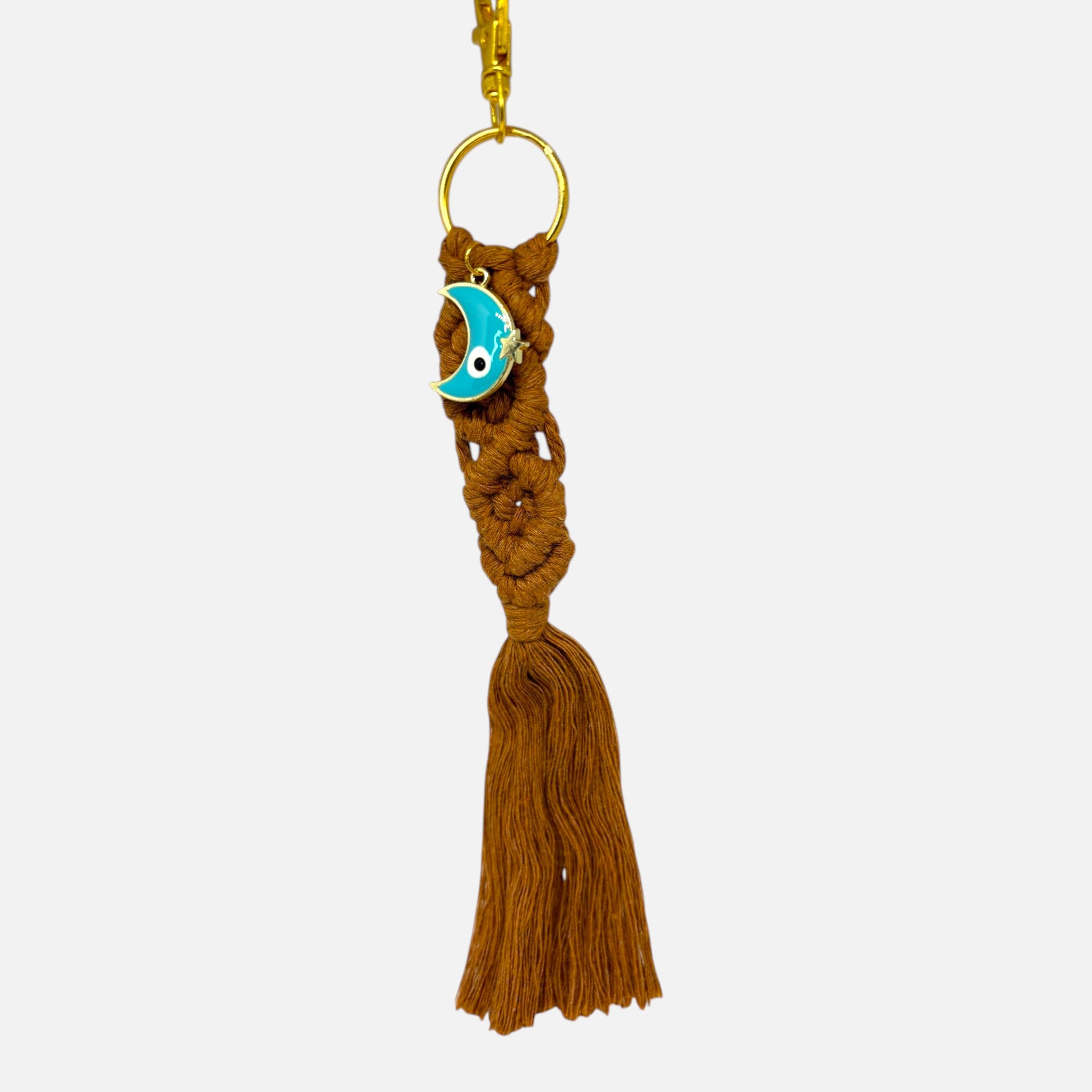 Macrame Moon Eye - Mustard