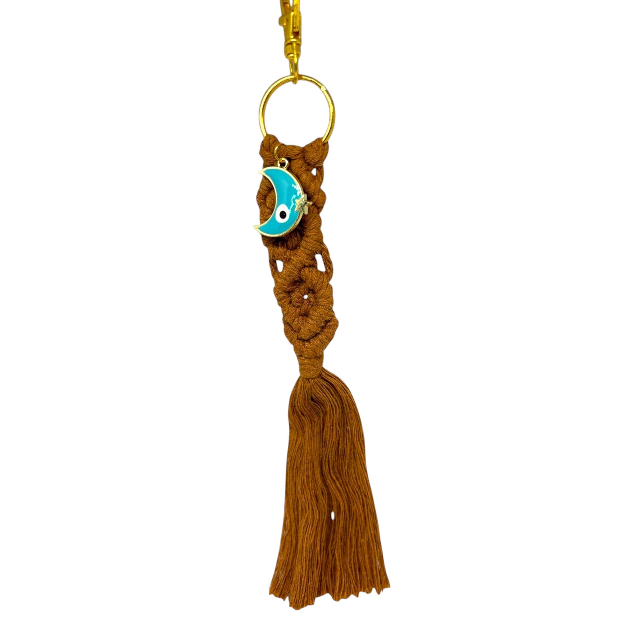 Macrame Moon Eye - Mustard
