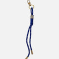 White & Blue Cord Keychain