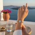 Silver Grey Sunburst Crystal Mati Bracelet - Adjustable Cord Bracelet