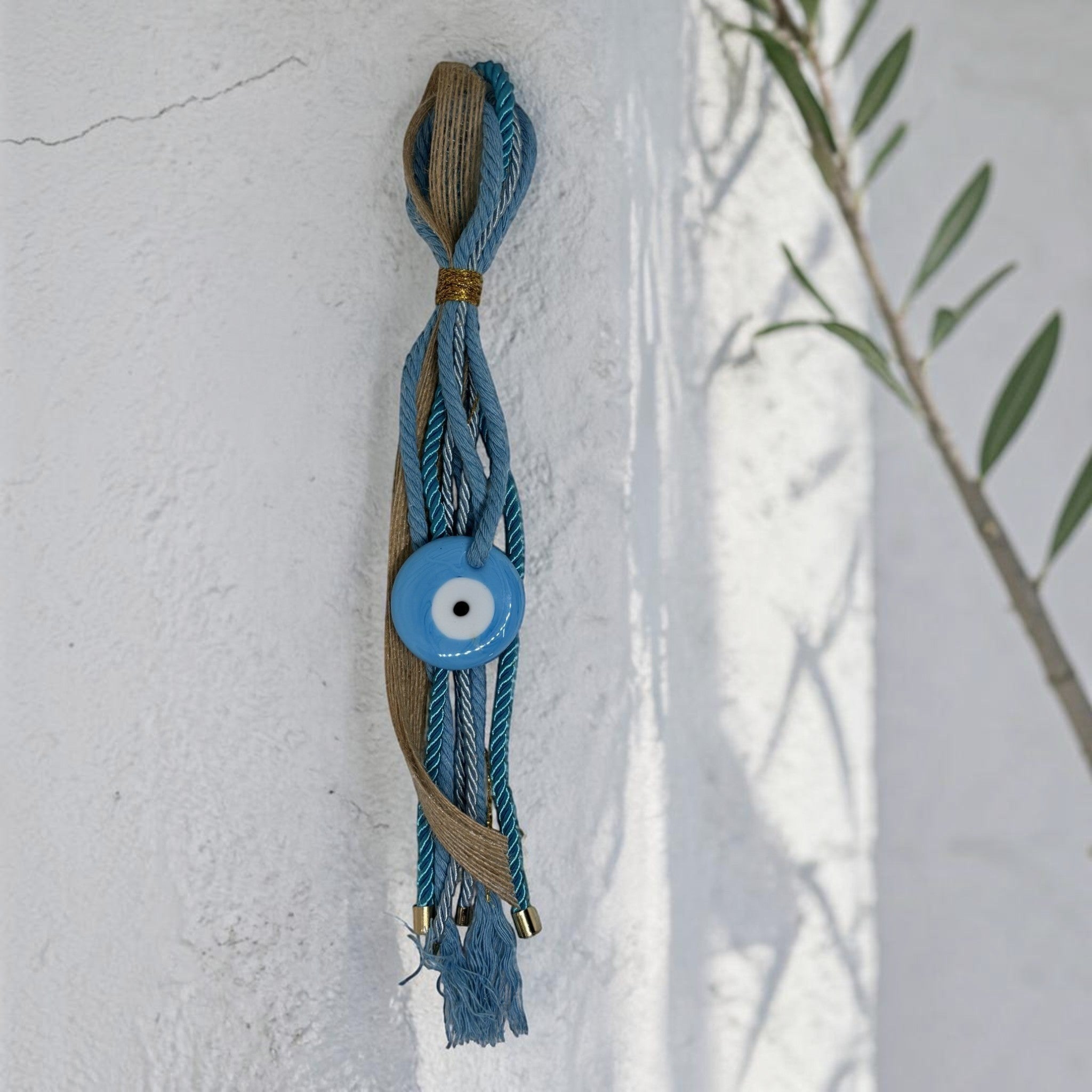 Blue Glass Wall Charm