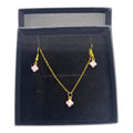 Pink & Gold Flower Set