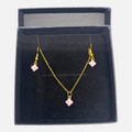 Pink & Gold Flower Set