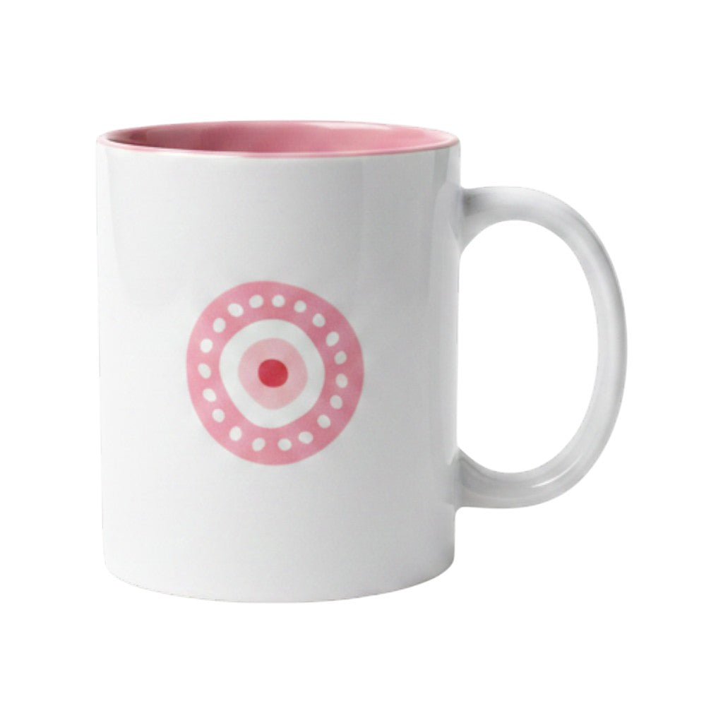 Pink Round Mati - Mug