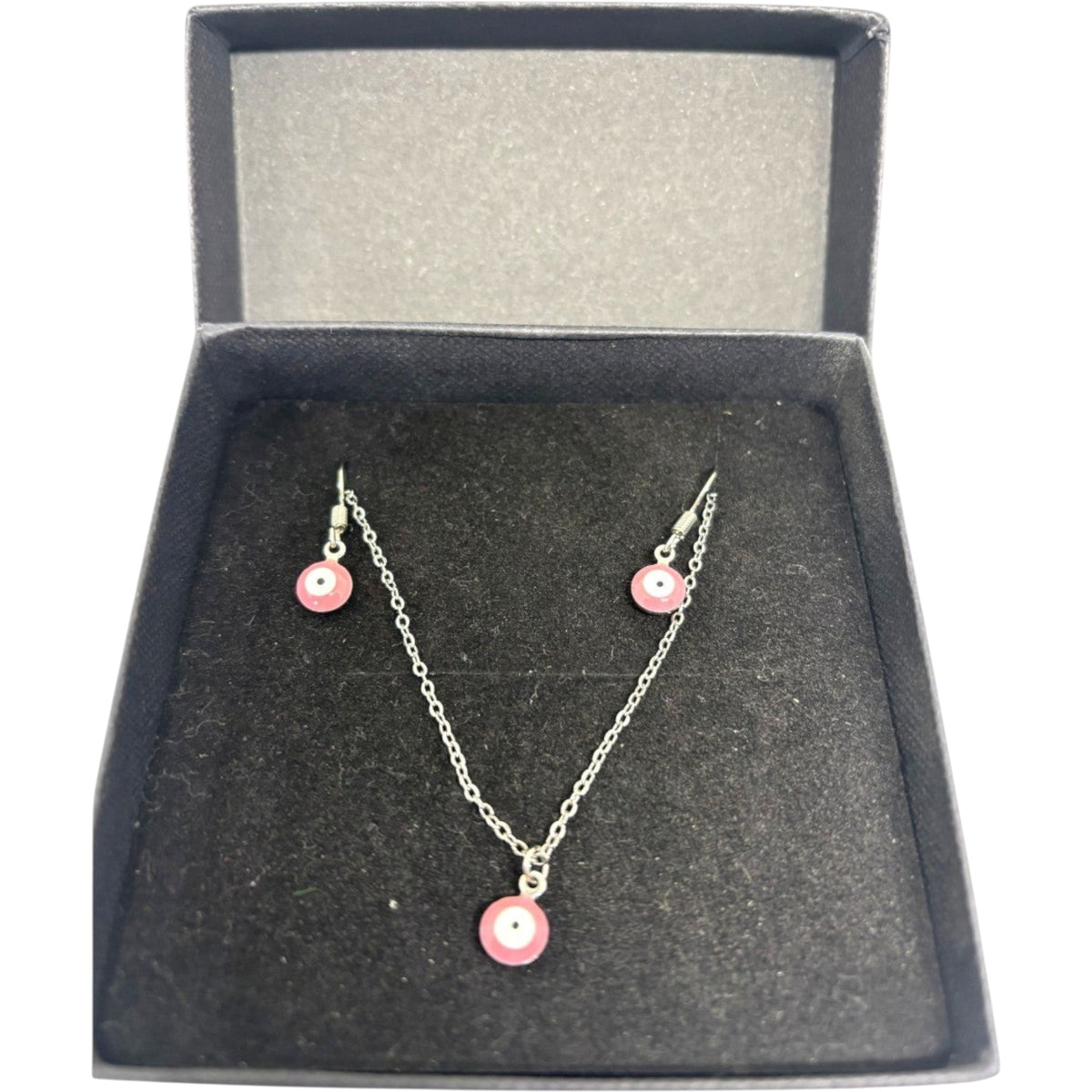 Pink & Silver Round Set