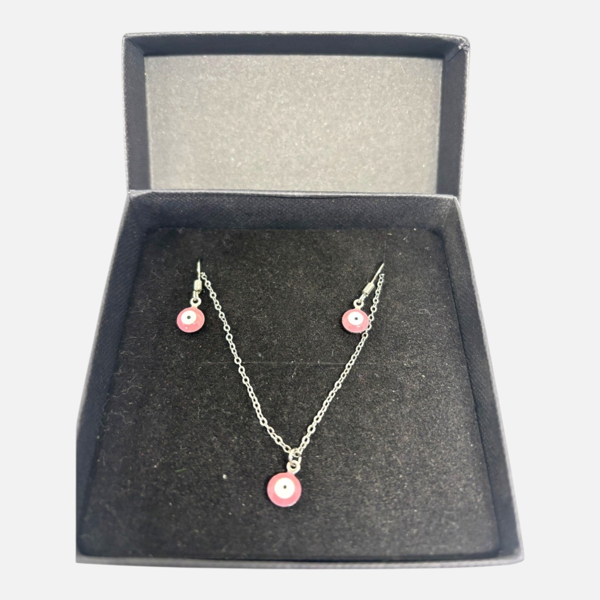 Pink & Silver Round Set