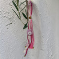 Pink Glass Wall Charm