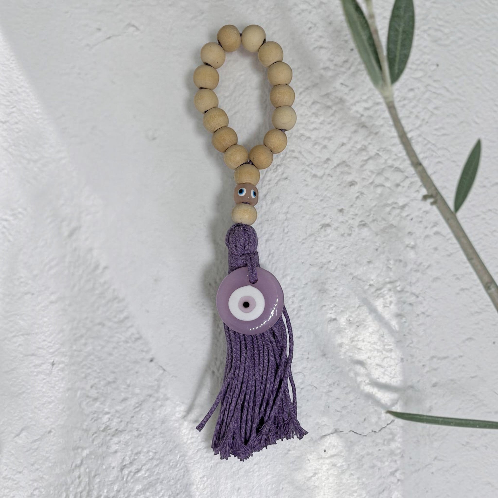 Purple Mati Wall Charm