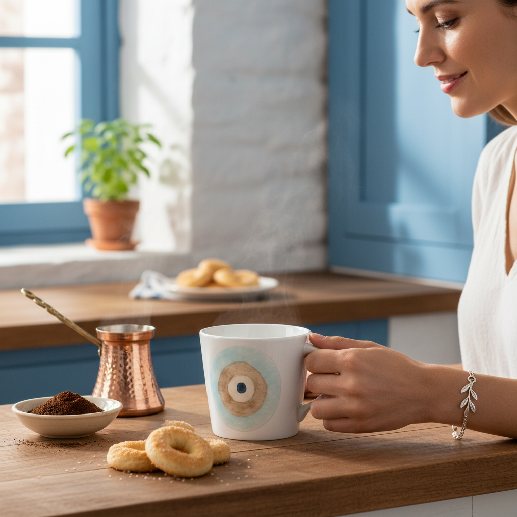 Stone Wash Round Mati - Mug
