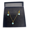 White & Gold Round Set