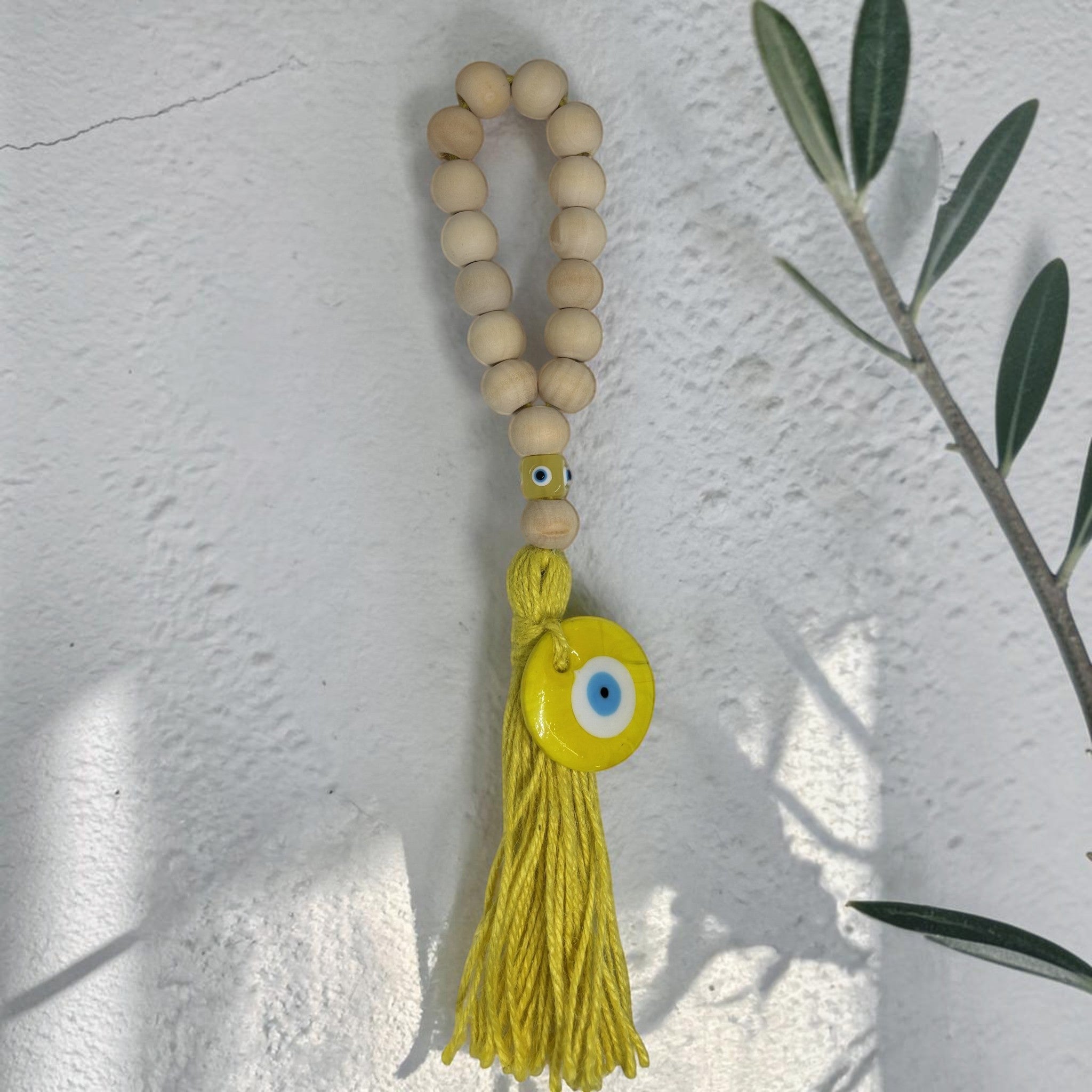 Yellow Mati Wall Charm
