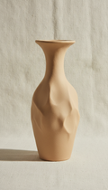 Tall Sculpted Ceramic Vase
