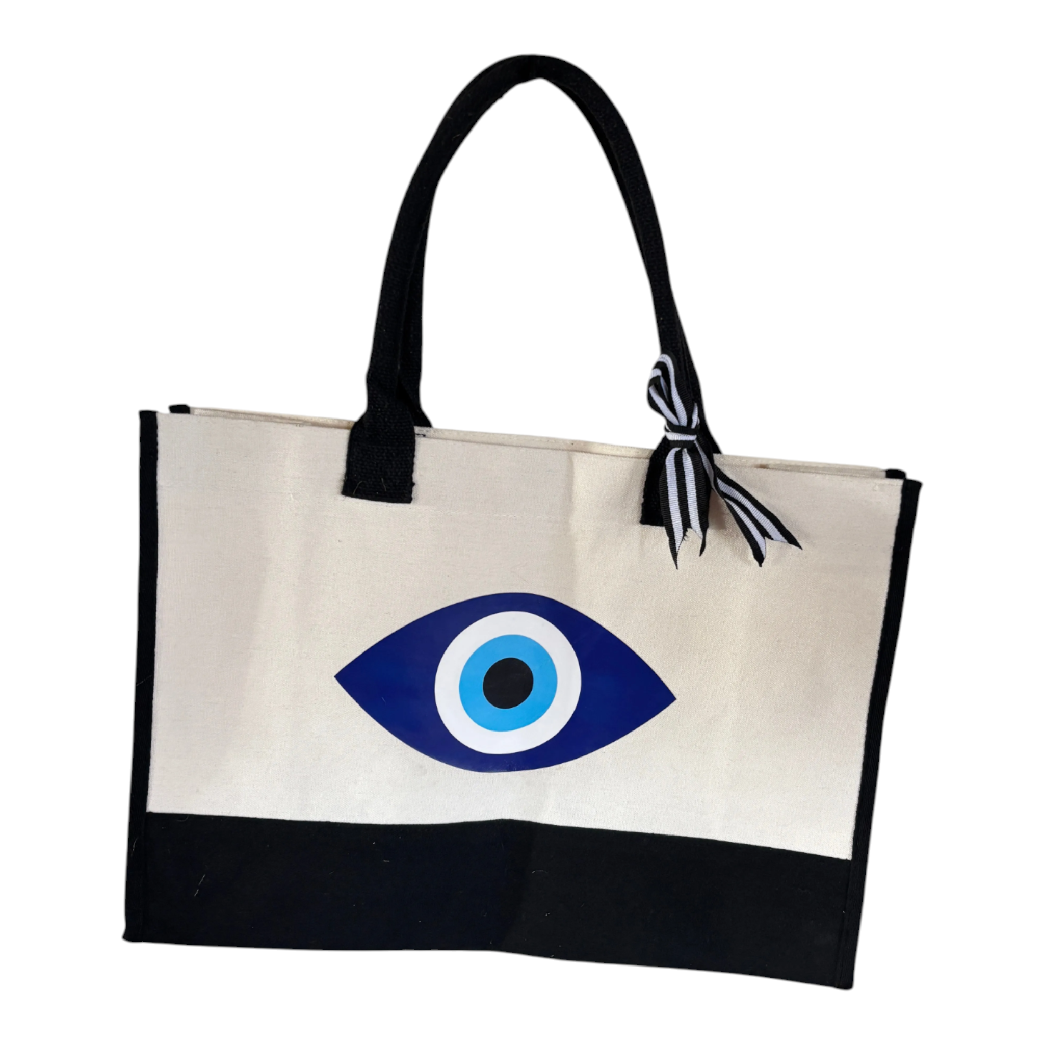 Beach Bag - Black & White